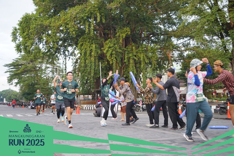 Race photo from Mangkunegaran Run 2025
