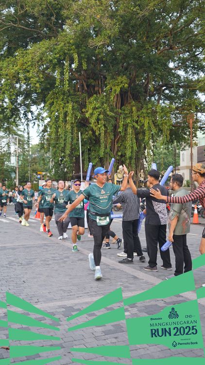 Race photo from Mangkunegaran Run 2025