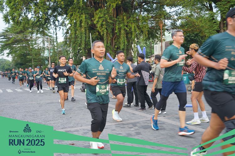 Race photo from Mangkunegaran Run 2025