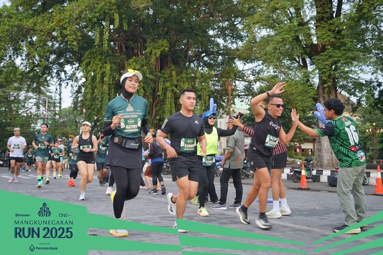 Race photo from Mangkunegaran Run 2025