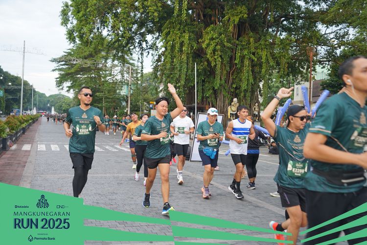 Race photo from Mangkunegaran Run 2025