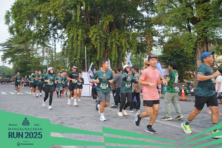 Race photo from Mangkunegaran Run 2025