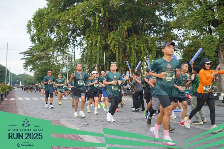 Race photo from Mangkunegaran Run 2025