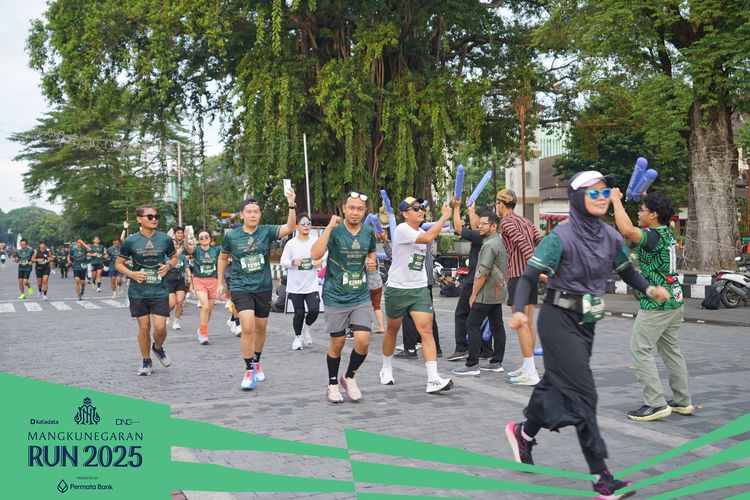 Race photo from Mangkunegaran Run 2025