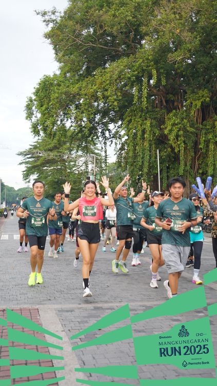 Race photo from Mangkunegaran Run 2025