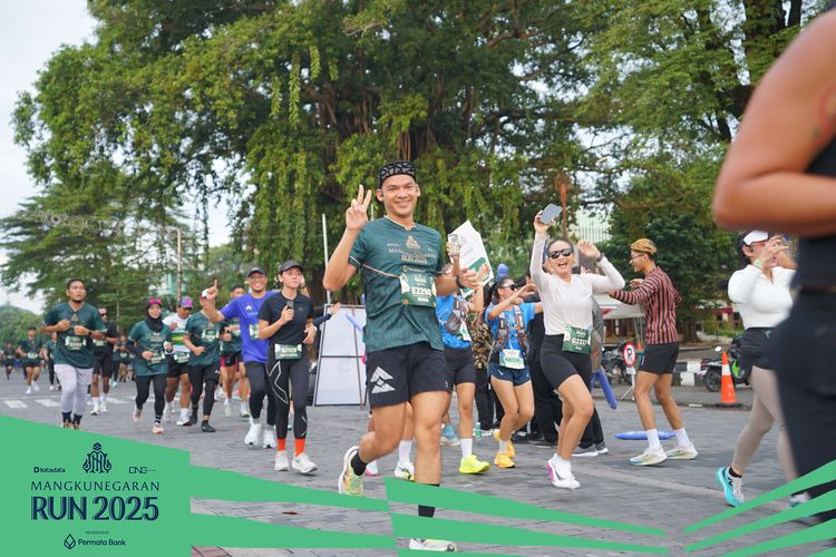 Race photo from Mangkunegaran Run 2025