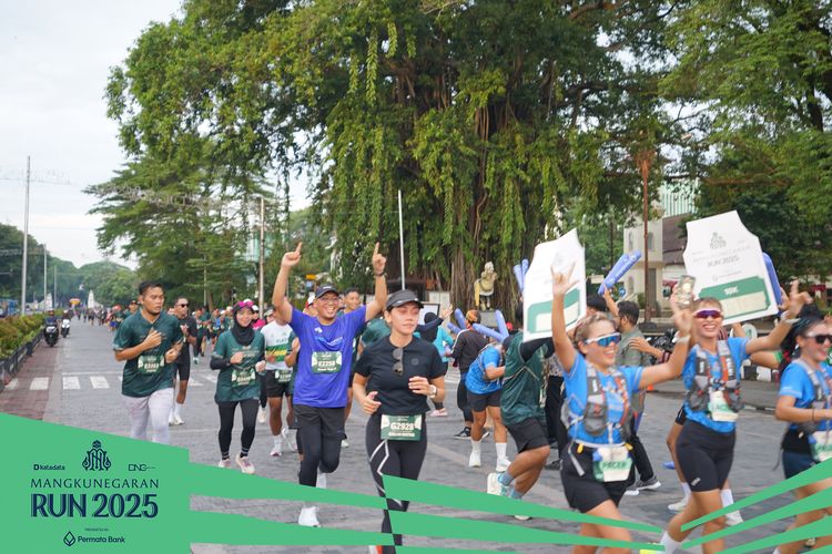 Race photo from Mangkunegaran Run 2025