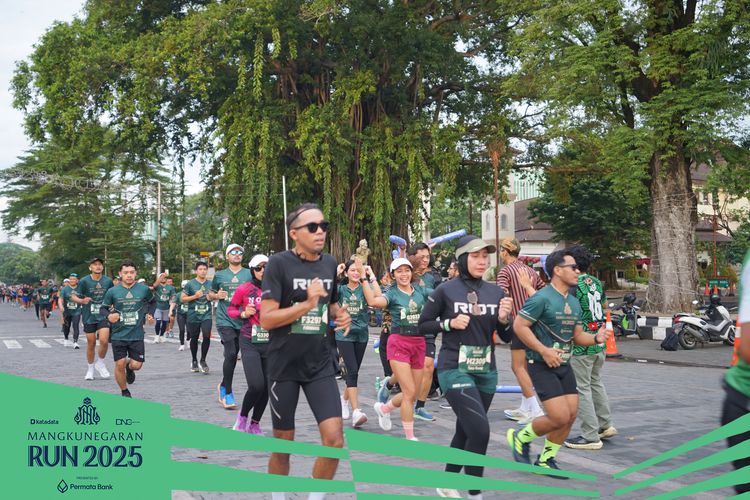 Race photo from Mangkunegaran Run 2025
