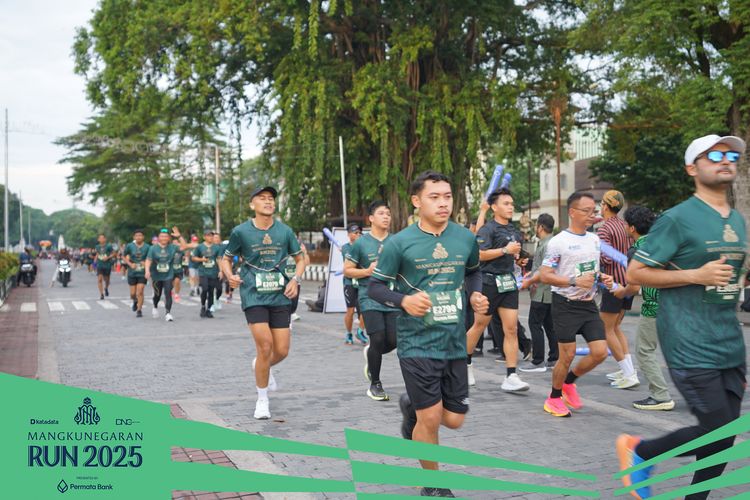 Race photo from Mangkunegaran Run 2025