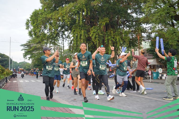 Race photo from Mangkunegaran Run 2025