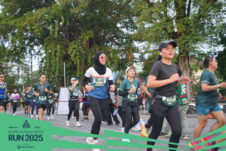 Race photo from Mangkunegaran Run 2025