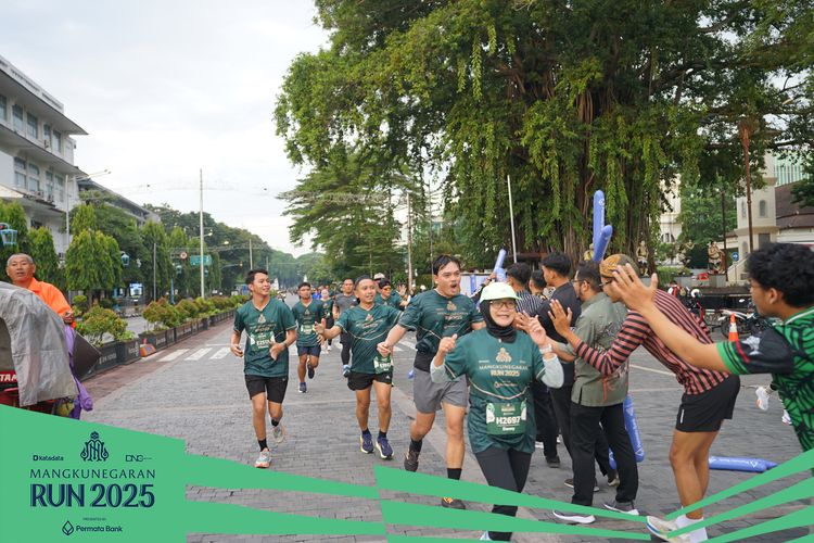 Race photo from Mangkunegaran Run 2025