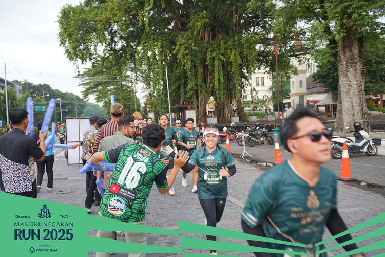 Race photo from Mangkunegaran Run 2025