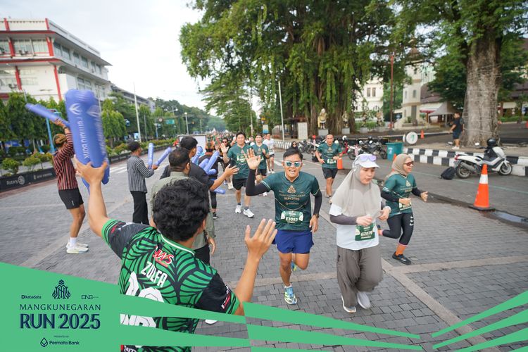 Race photo from Mangkunegaran Run 2025