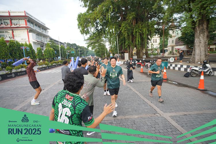 Race photo from Mangkunegaran Run 2025