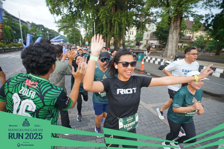 Race photo from Mangkunegaran Run 2025