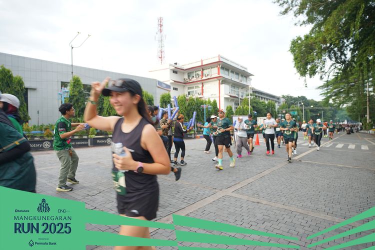 Race photo from Mangkunegaran Run 2025