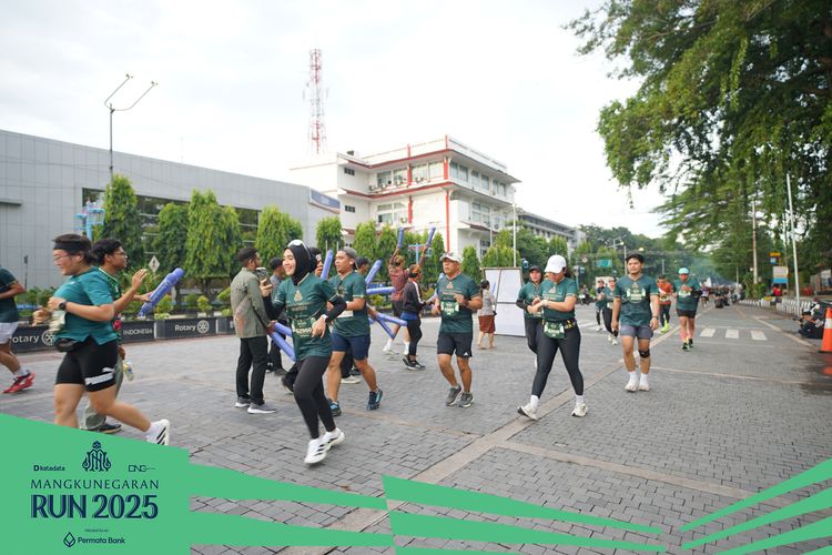 Race photo from Mangkunegaran Run 2025