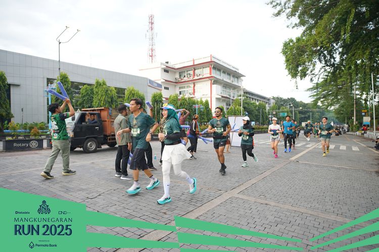 Race photo from Mangkunegaran Run 2025