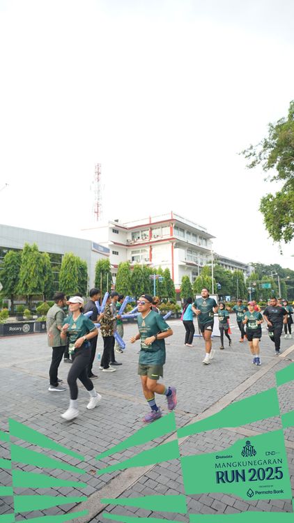 Race photo from Mangkunegaran Run 2025