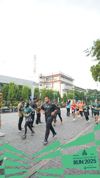 Race photo from Mangkunegaran Run 2025
