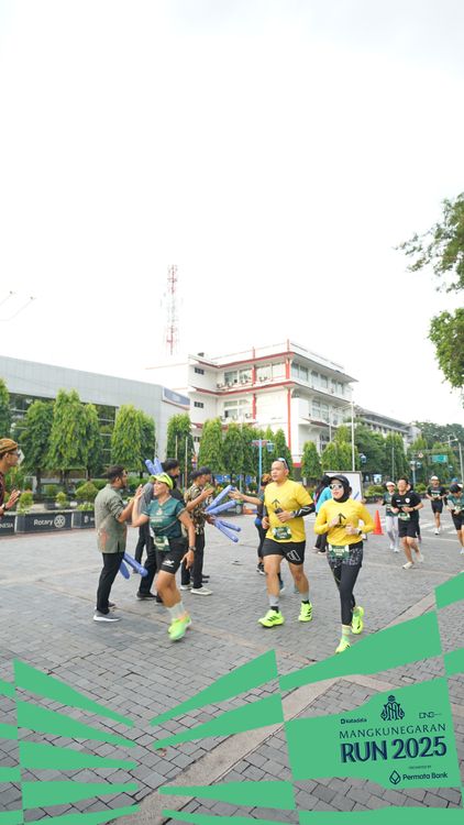 Race photo from Mangkunegaran Run 2025