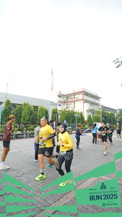 Race photo from Mangkunegaran Run 2025