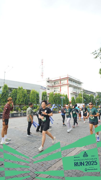Race photo from Mangkunegaran Run 2025