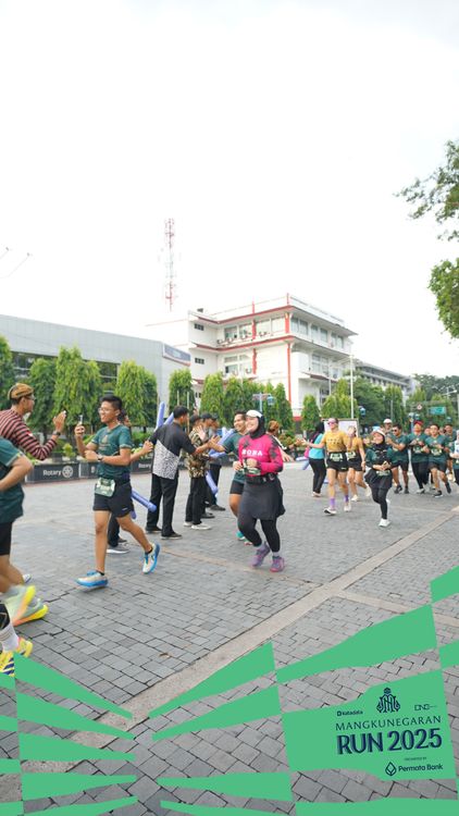 Race photo from Mangkunegaran Run 2025