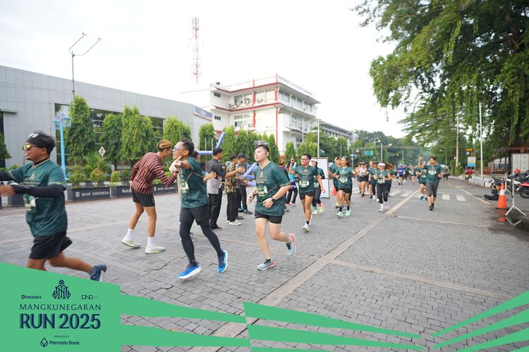 Race photo from Mangkunegaran Run 2025