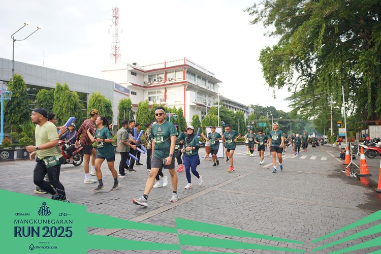 Race photo from Mangkunegaran Run 2025
