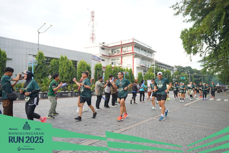 Race photo from Mangkunegaran Run 2025