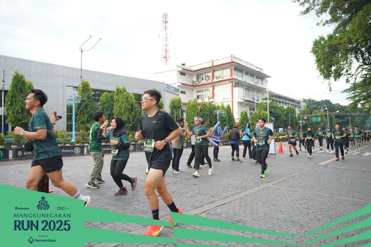 Race photo from Mangkunegaran Run 2025