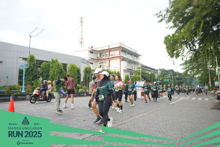 Race photo from Mangkunegaran Run 2025