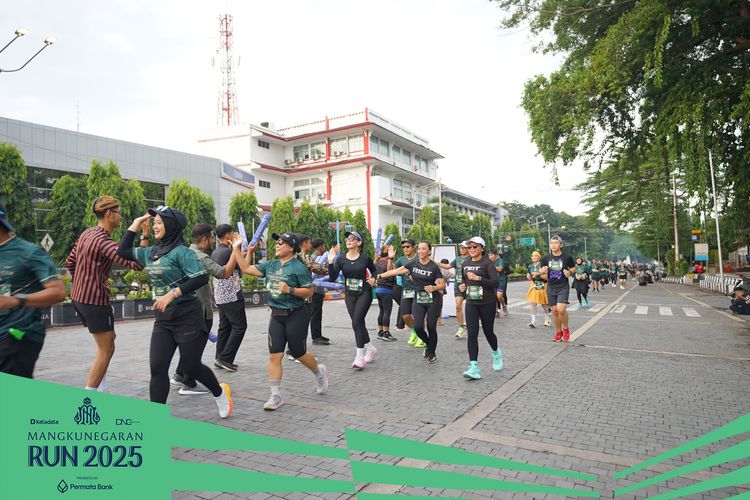 Race photo from Mangkunegaran Run 2025