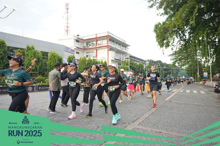 Race photo from Mangkunegaran Run 2025