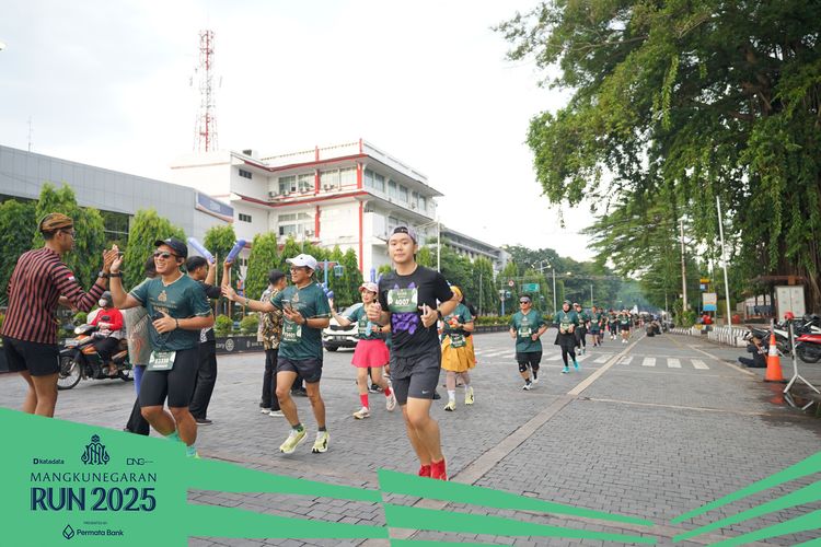 Race photo from Mangkunegaran Run 2025