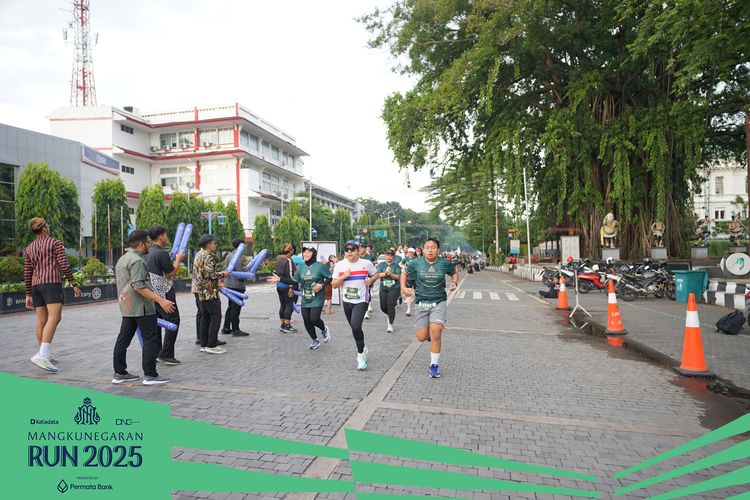 Race photo from Mangkunegaran Run 2025