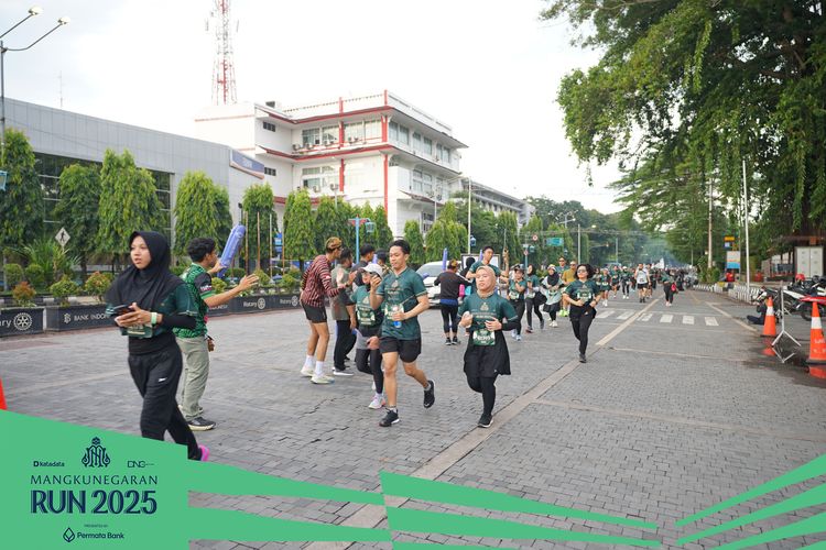 Race photo from Mangkunegaran Run 2025