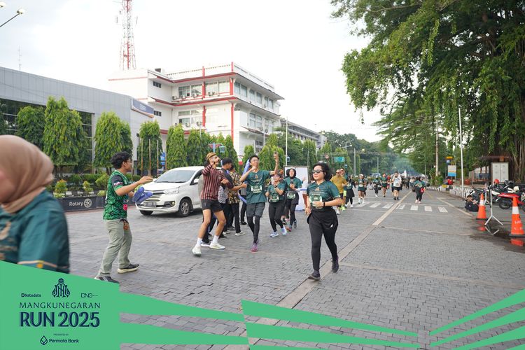Race photo from Mangkunegaran Run 2025