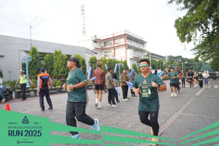 Race photo from Mangkunegaran Run 2025