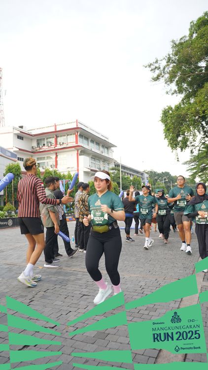Race photo from Mangkunegaran Run 2025