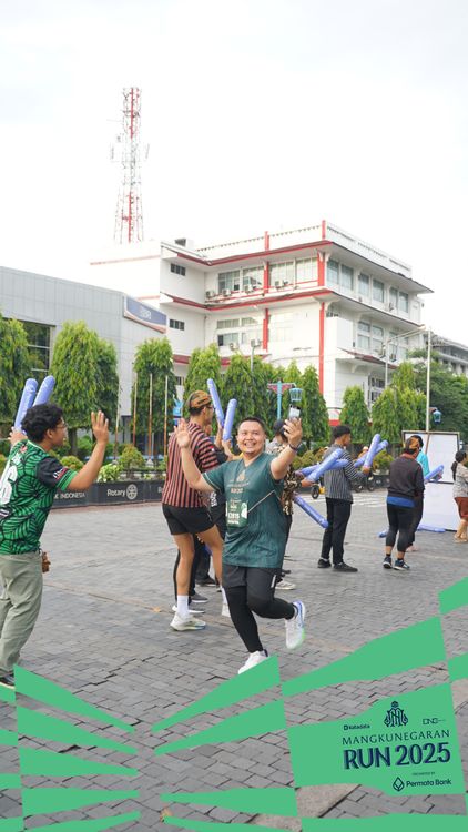 Race photo from Mangkunegaran Run 2025