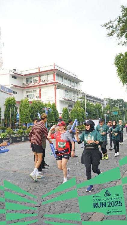 Race photo from Mangkunegaran Run 2025
