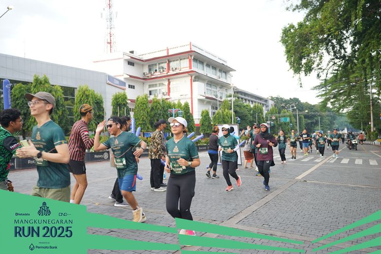 Race photo from Mangkunegaran Run 2025