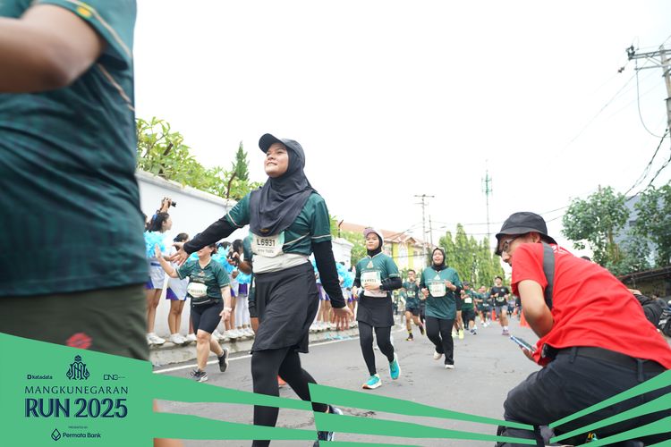 Race photo from Mangkunegaran Run 2025