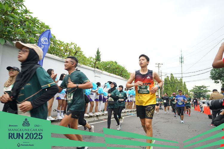 Race photo from Mangkunegaran Run 2025