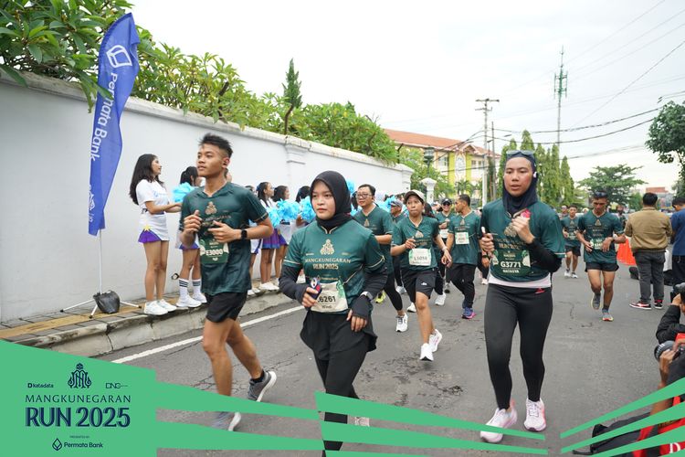 Race photo from Mangkunegaran Run 2025
