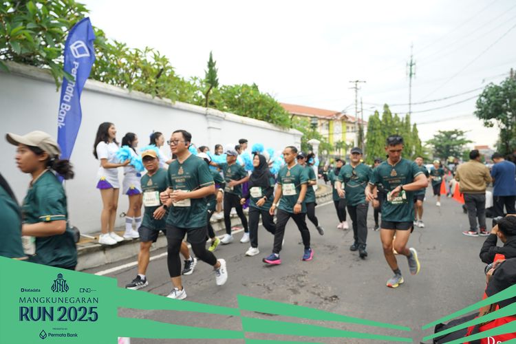 Race photo from Mangkunegaran Run 2025