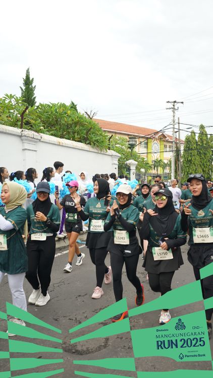 Race photo from Mangkunegaran Run 2025